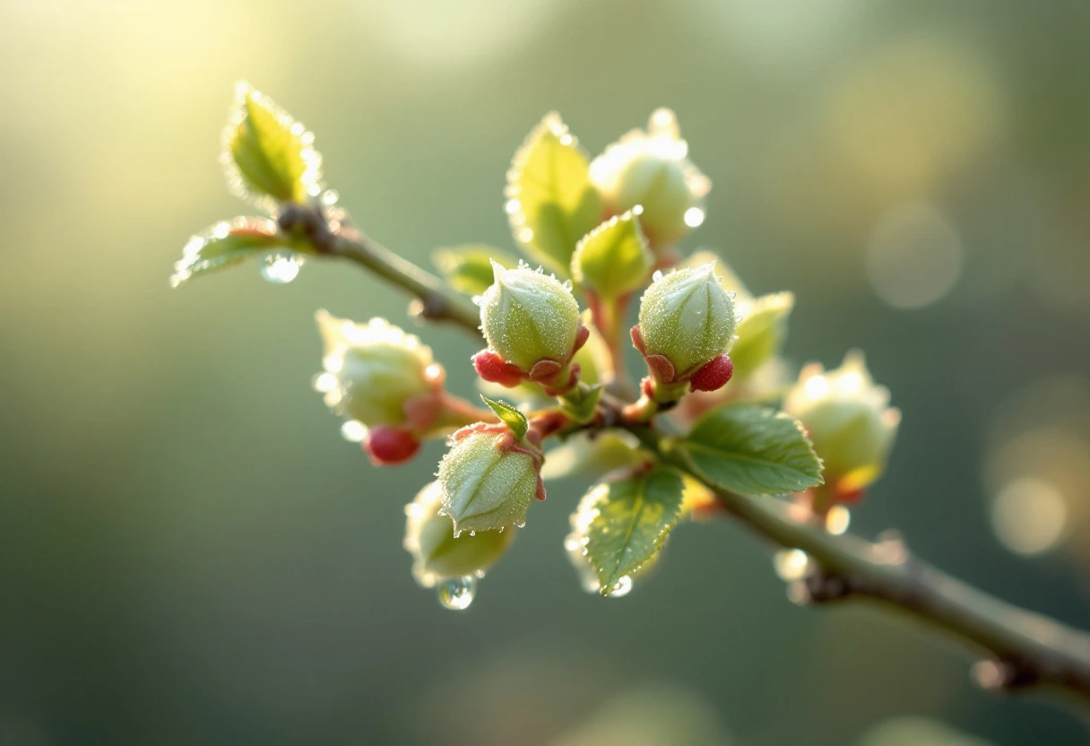 Bourgeons de printemps, matière première des macérats de gemmothérapie